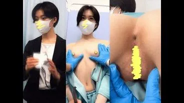 【#52 検診 セクハラ】ハイスペ公務員女子、爆乳看護婦に執拗セクハラ検診！！ - FC2 Video