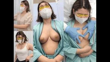 【#62 おっぱい診察】美人妊婦さんと巨乳OLさんの乳こねくり検診 - FC2 Video