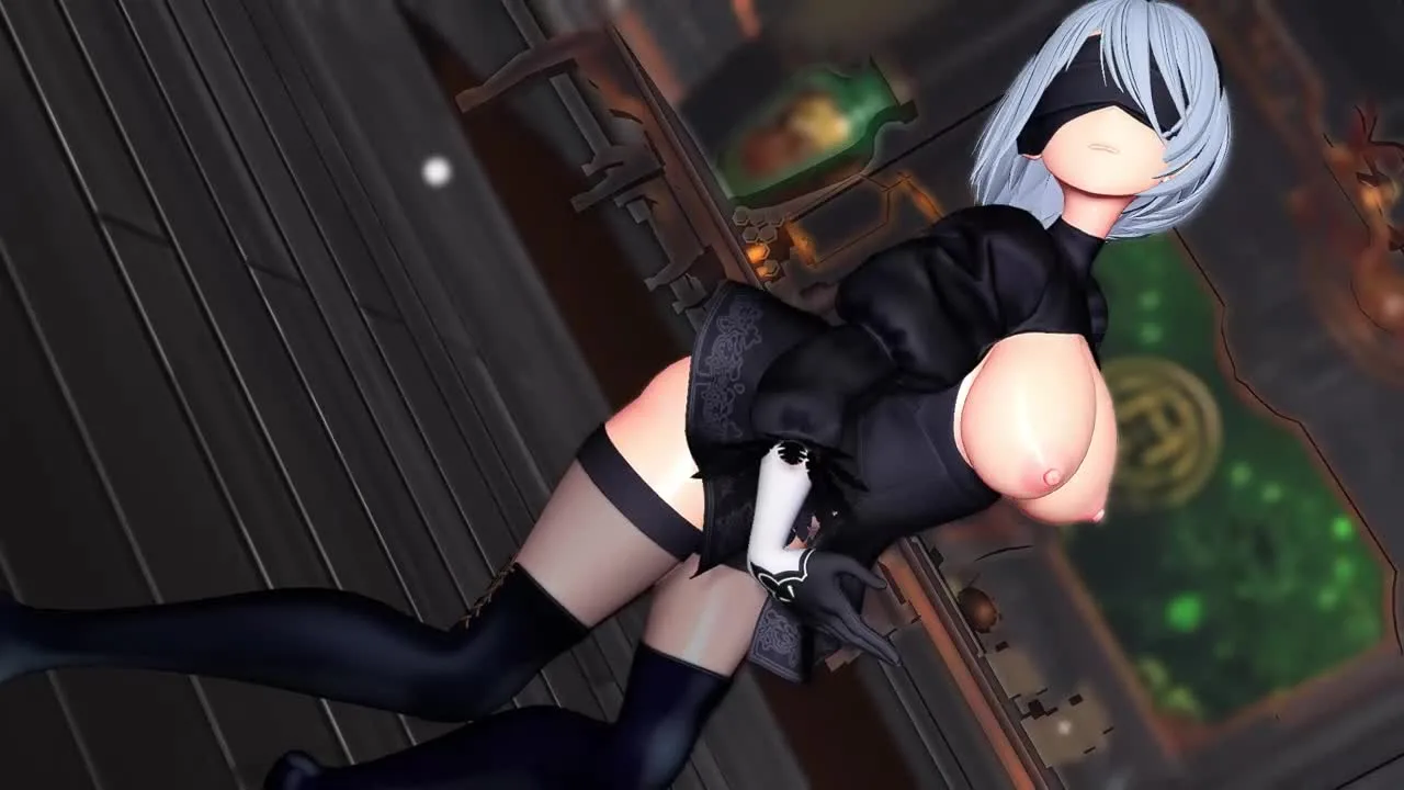 【MMD】2B/Break through *******【紳士向け】 - FC2 Video