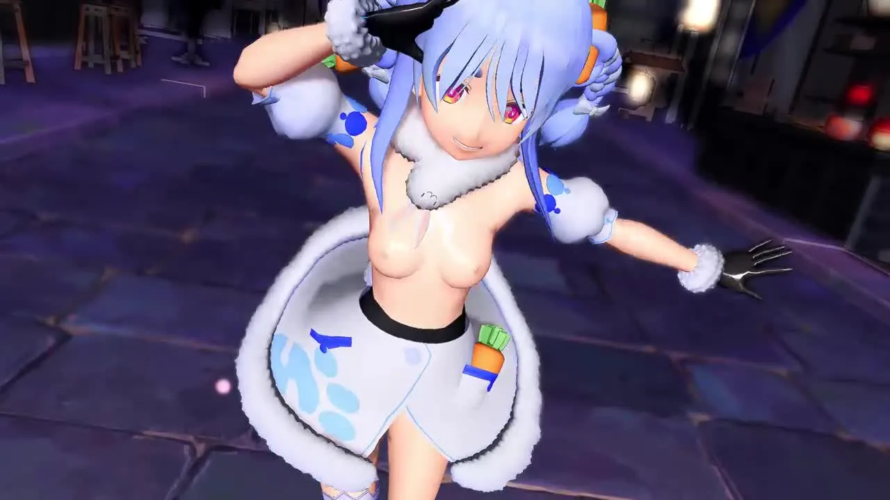 【MMD】兎田ぺこら/すーぱー☆あふぇくしょん 【紳士向け】 - FC2 Video