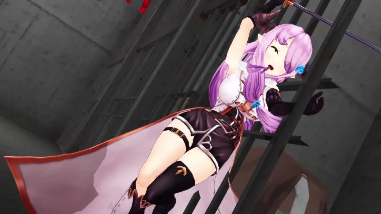 MMD グラブル 腹パン 2 - FC2 Video