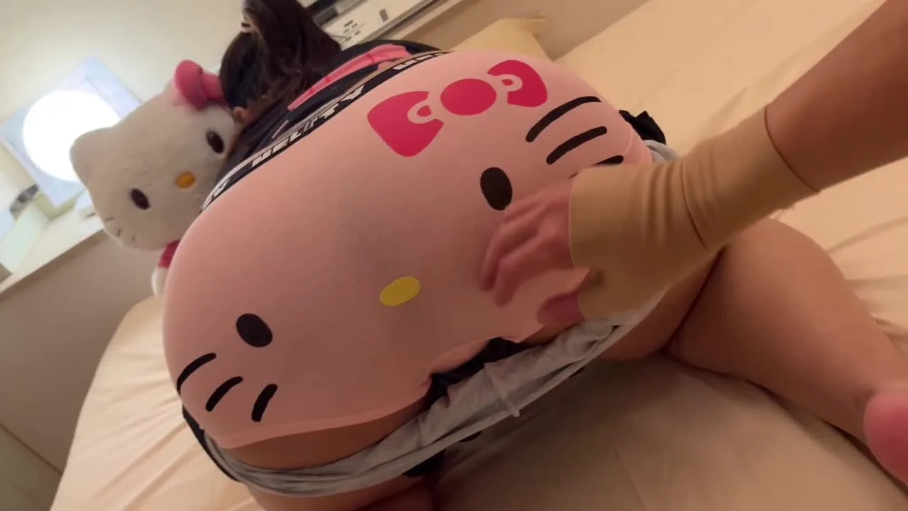 【無】#ぽっちゃり #中出し #マンカス #デブ専 #キティ #パジャマ #デカ尻 #個人撮影 - FC2 Video