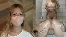 【素人 個人撮影】陥没乳首がエロ過ぎ。スレンダーパイパン美女に大量中出し - FC2 Video - 360121