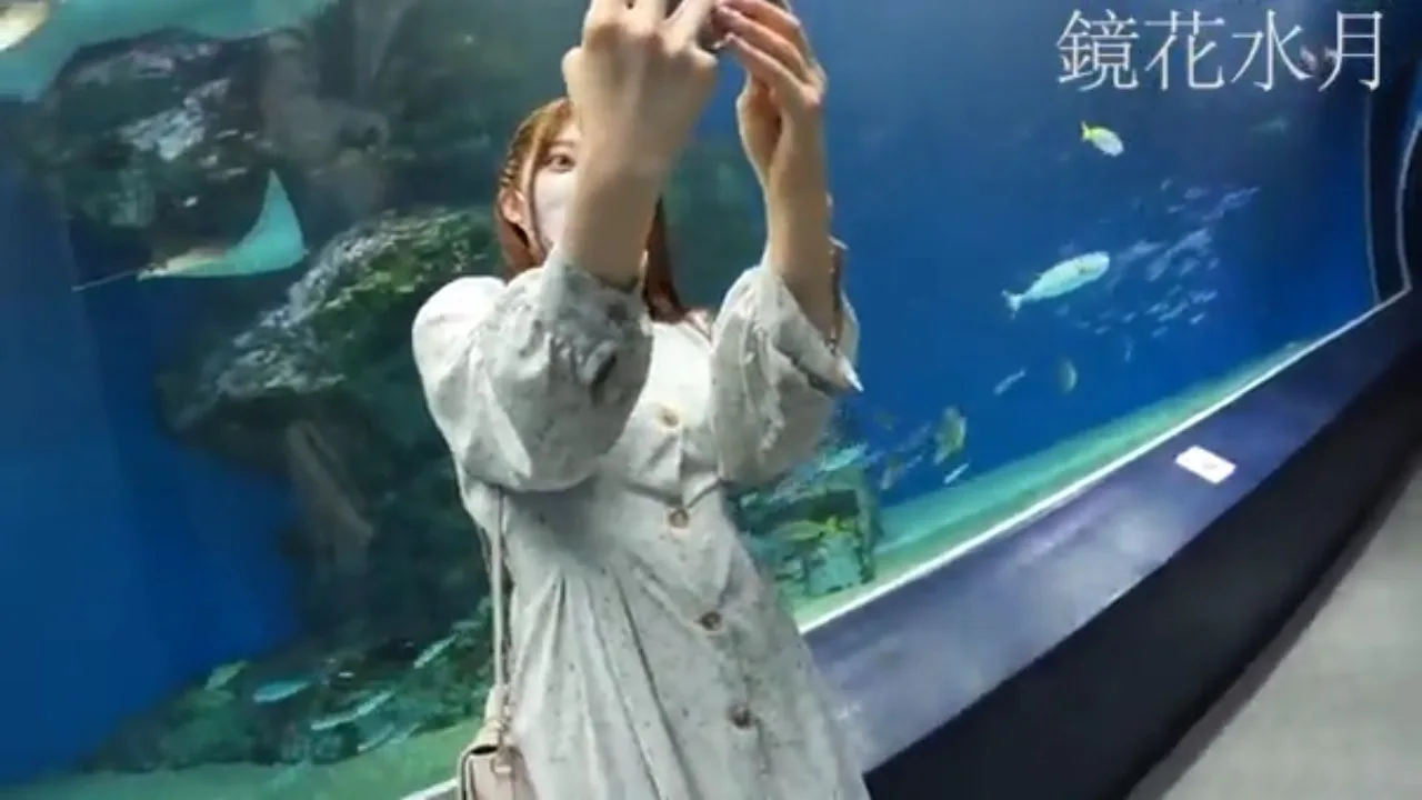 【Gカップ美女】まいちゃんのお友達めいちゃんと水族館デート!デート後即生中出し! - FC2 Video - 361656